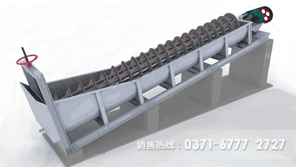 螺旋洗砂機(jī)洗沙原理
